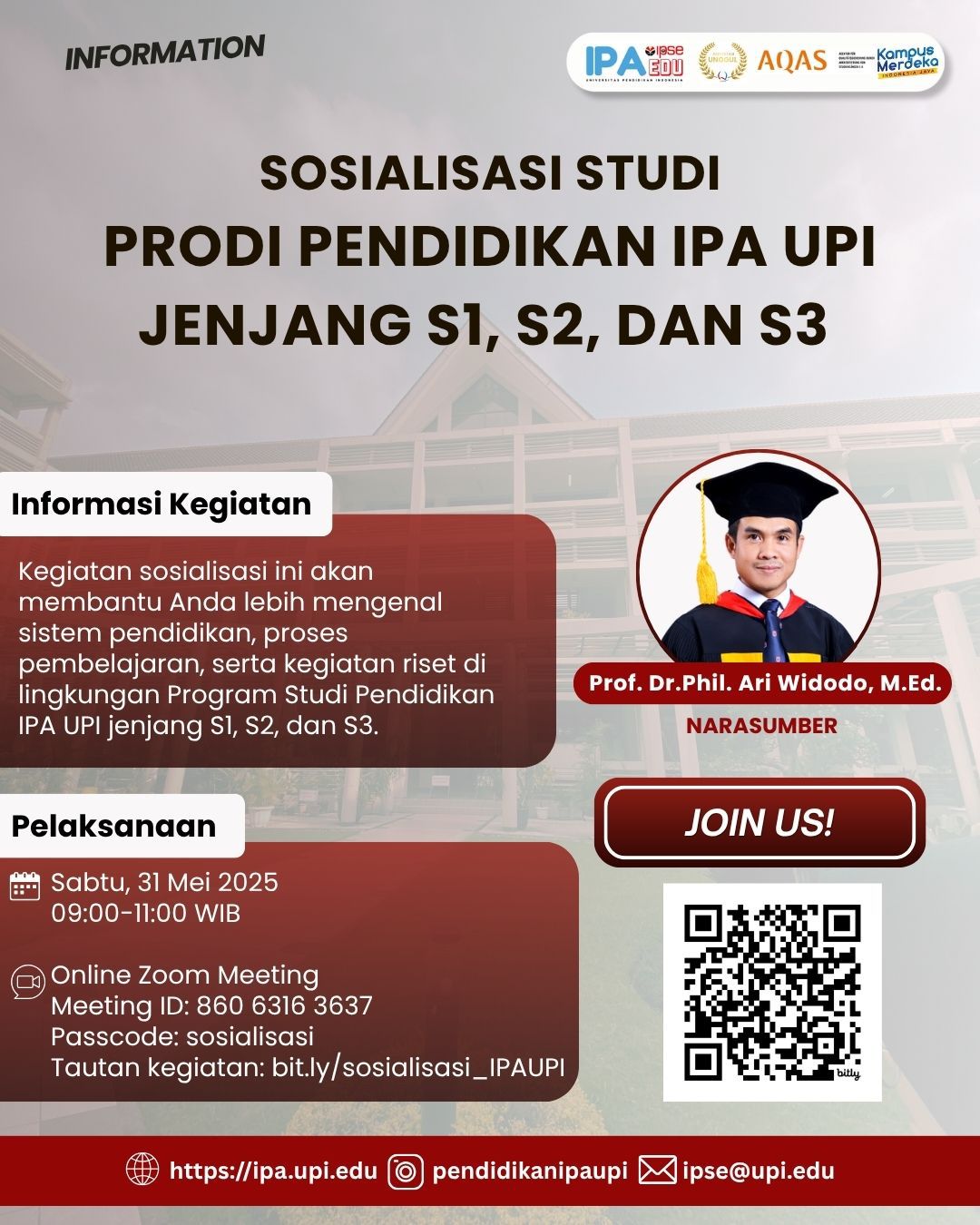 Socialization Event of Science Education Study Program