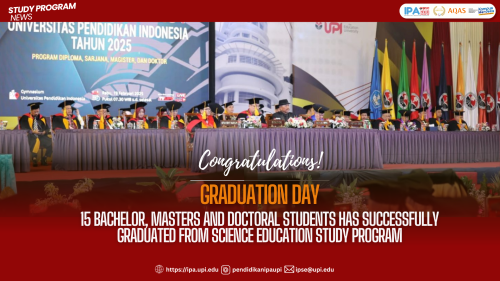 Congratulations, Science Education Graduates!
