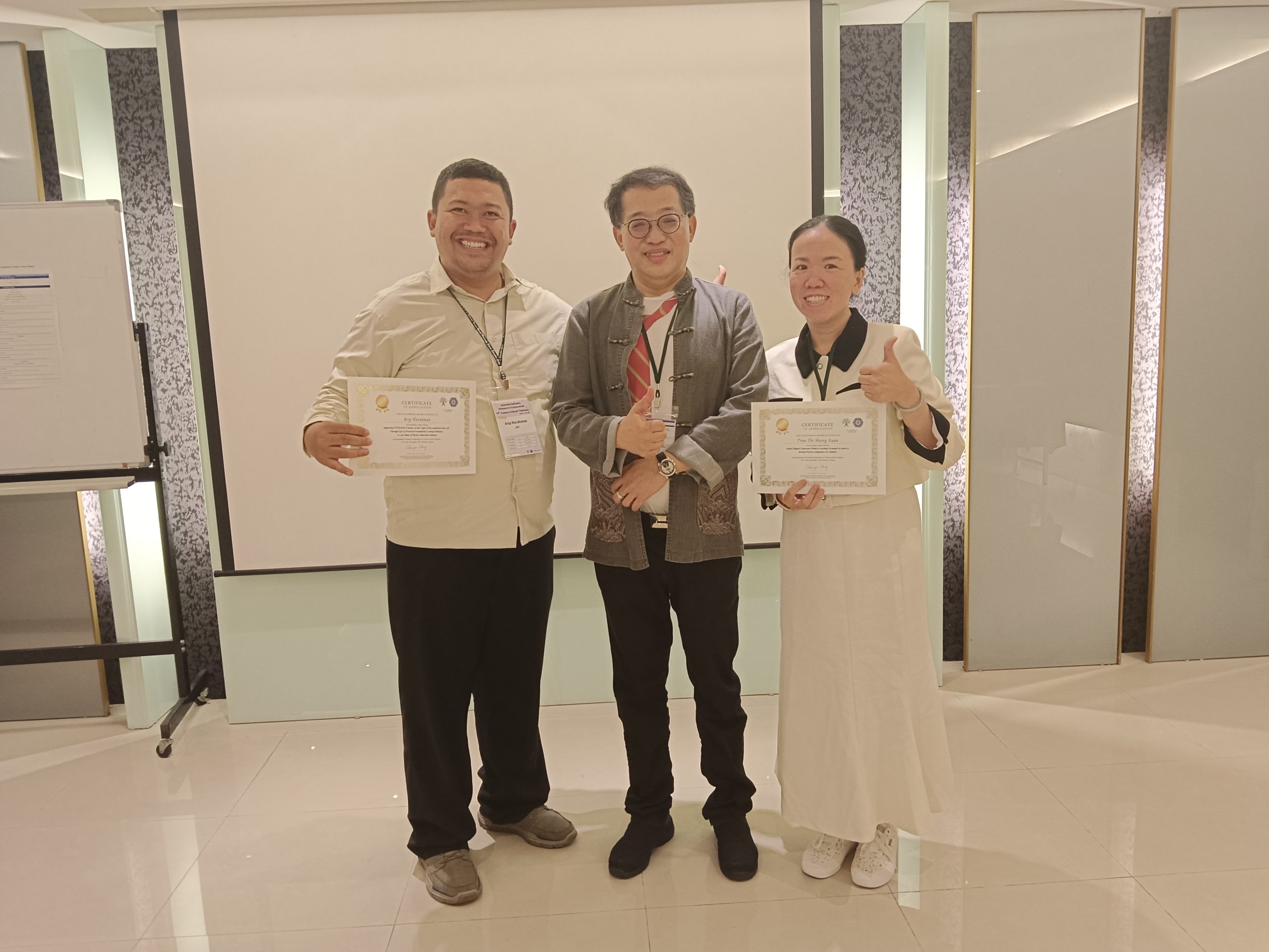 Strengthening Global Academic Footprints: Science Education Lecturer Completes Taiwan’s NSTC International Internship Pilot Program (IIPP)